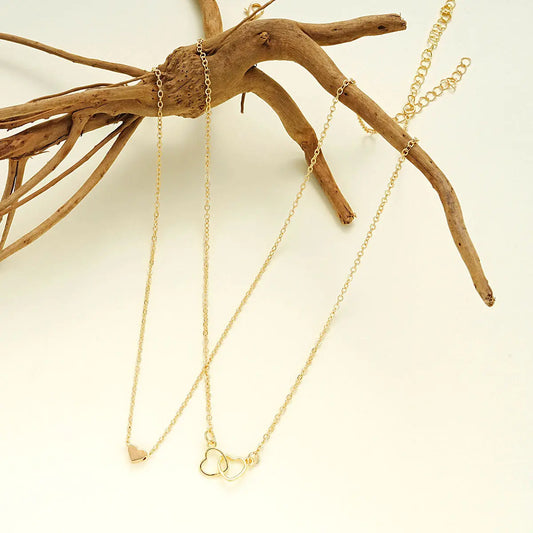 Hollow Heart Pendant Ketting Dames Glimara