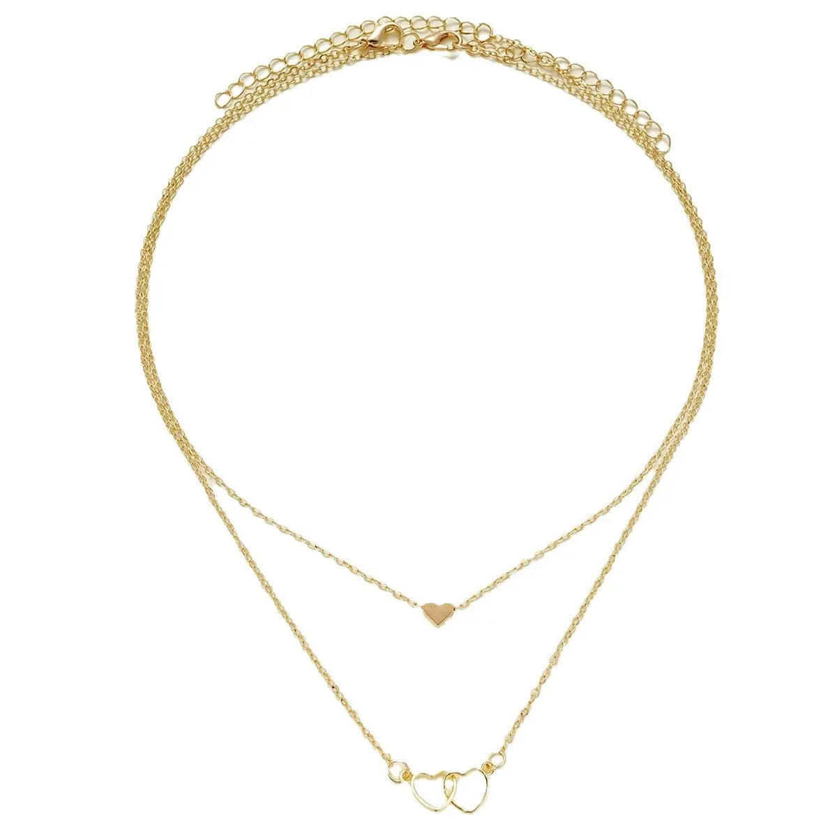 Hollow Heart Pendant Ketting Dames Glimara