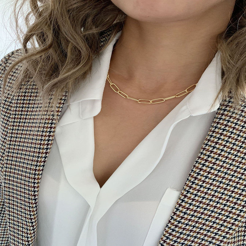 Personality Paperclip Ketting Dames Glimara