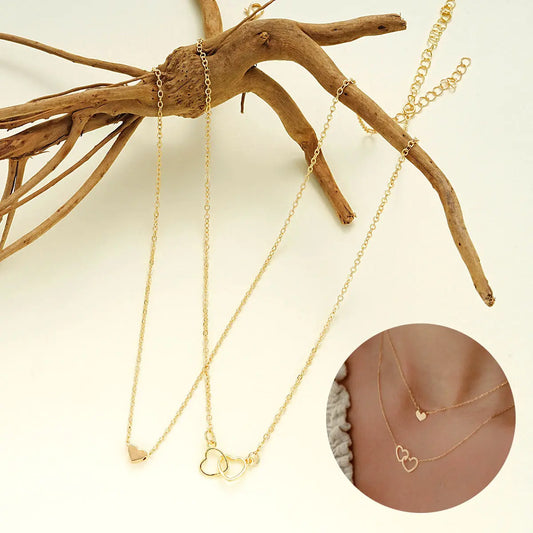 Hollow Heart Pendant Ketting Dames Glimara